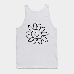 Daisy Doodle Flower Tank Top